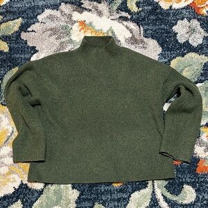 Abercrombie & Fitch Olive Turtleneck Sweater